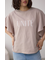 ラッフルスリーブロゴTシャツ