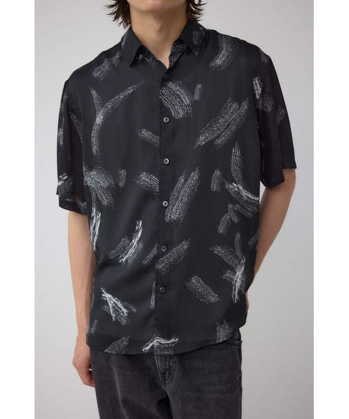 シルキードッツ総柄シャツ