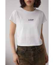 グリッタープリントTシャツ