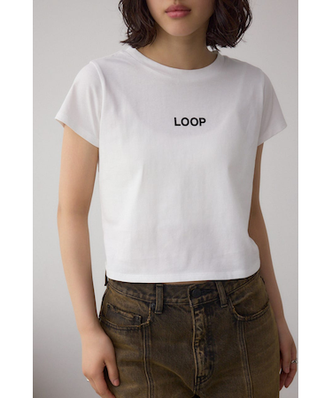 グリッタープリントTシャツ