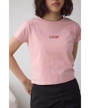 グリッタープリントTシャツ