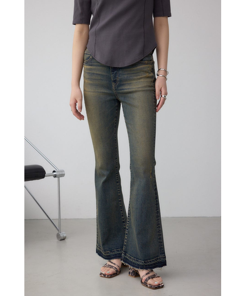 AZUL DENIM デザインフレアデニム