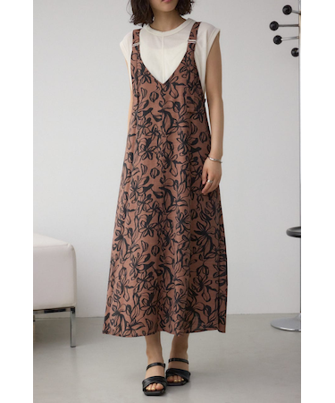 アソート柄プリントワンピース