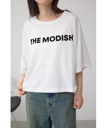 フロッキープリントTシャツ