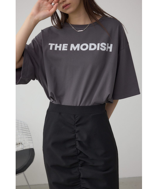 フロッキープリントTシャツ