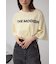 フロッキープリントTシャツ