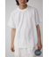 C／TネックジャガードシリコンネームTシャツ