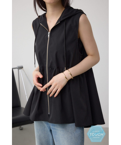 C／T撥水フード付ジップベスト