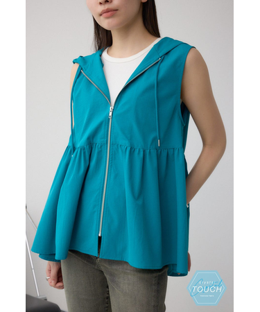 C／T撥水フード付ジップベスト