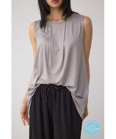 C／Tシャーベットノースリーブトップス