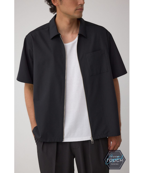 C／Tテックドッツジップシャツ