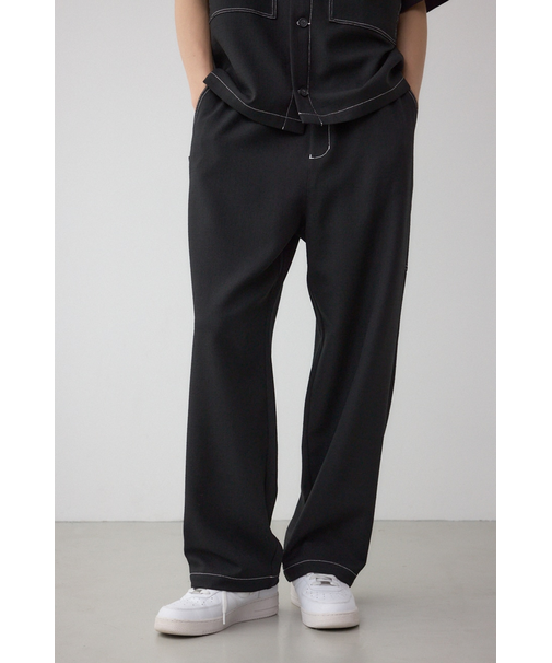 アウトステッチブッチャーワイドパンツ