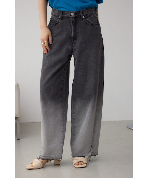 【堀田茜さん着用アイテム】AZUL DENIM グラデーションワイドデニム