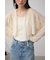 【堀田茜さん着用アイテム】ボリュームギャザーショートボレロ