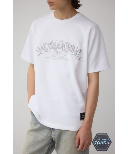 C／TエンブロイダリーステッチTシャツ