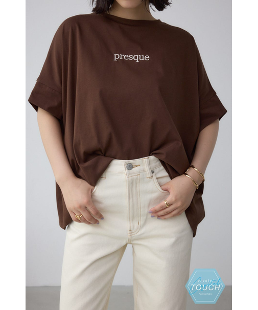 C/T冷感ロゴシシュウTシャツ