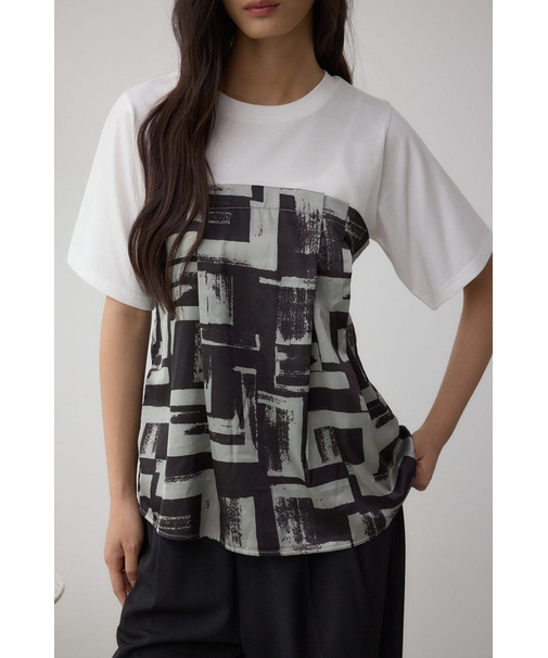 スカーフドッキングトップス