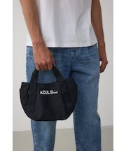 キャンバスロゴミニトート