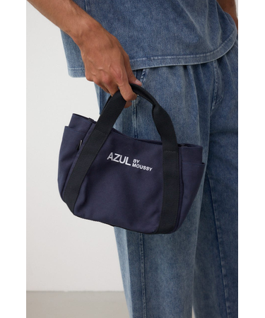 キャンバスロゴミニトート