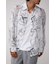 シアーマーブル総柄シャツ