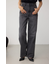 AZUL DENIM ハイウエストワイドロング丈