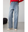 AZUL DENIM ハイウエストワイドロング丈