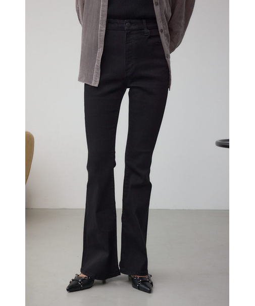 AZUL DENIM フレアデニムロング丈