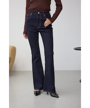 AZUL DENIM フレアデニムロング丈