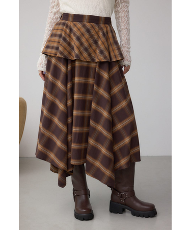 イレヘムチェックスカート