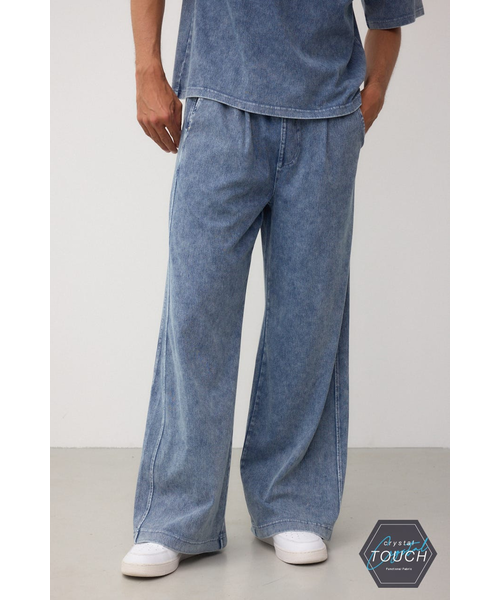 フェードデニムワイドパンツ C／Tフェードデニムワイドパンツ｜アズールバイマウジーの通販｜&mall