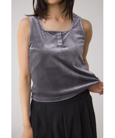 ベロアタンクトップ