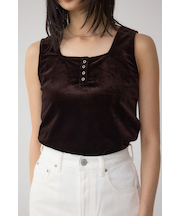 ベロアタンクトップ