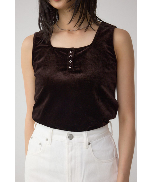 ベロアタンクトップ
