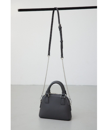 ダブルジッパーミニバッグ