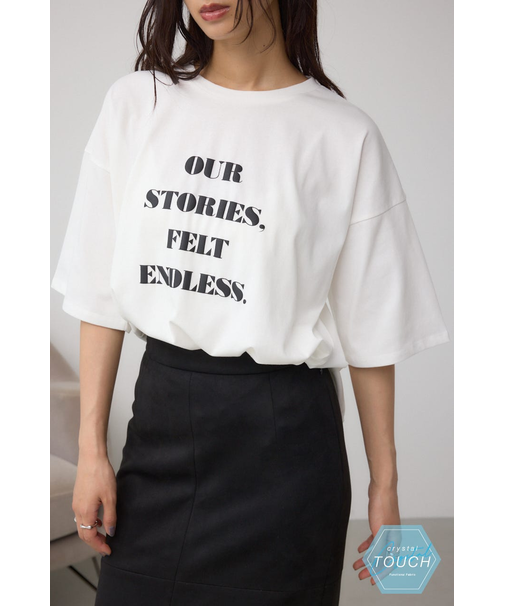 C／T冷感ラウンドヘムTシャツ