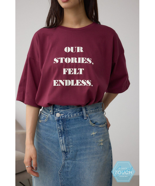 C／T冷感ラウンドヘムTシャツ