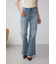 【堀田茜さん着用アイテム】AZUL DENIM スウィッチングフレアデニム