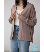 C／T冷感 ニットカーディガン