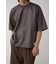 レザーライク半袖Tシャツ