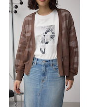 シアージップアップカーディガン