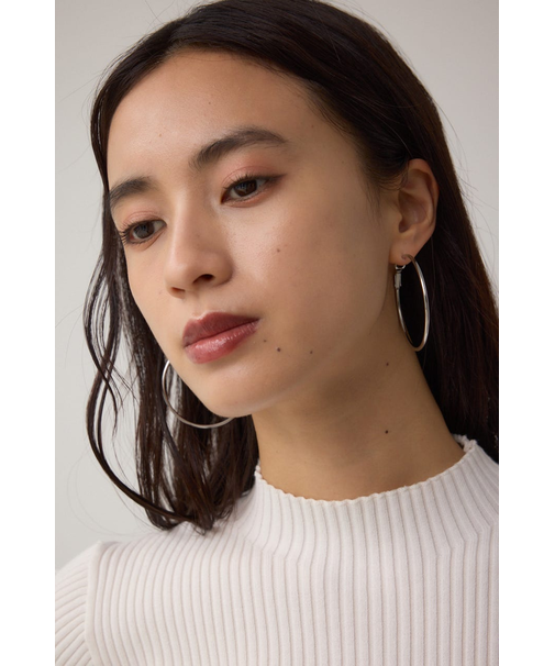 ステンレスビッグフープピアス