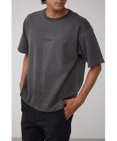 グラデーションレオパードTシャツ