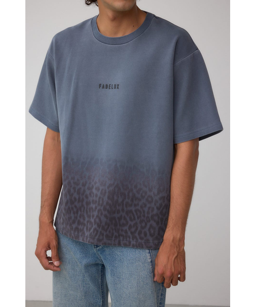 グラデーションレオパードTシャツ