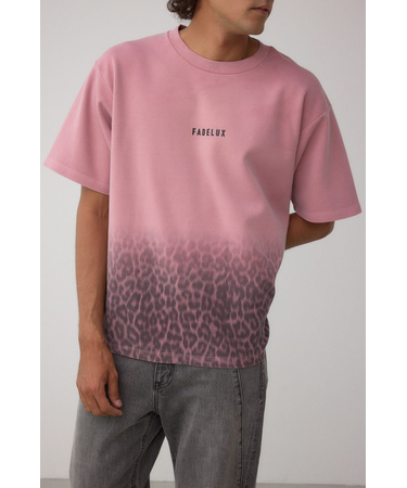 グラデーションレオパードTシャツ