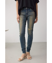 AZUL DENIM リペアスキニーデニム
