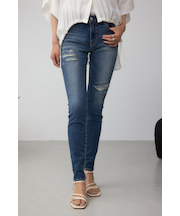 AZUL DENIM リペアスキニーデニム