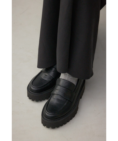 MOUSSY PLATFORM ローファー Sサイズ（1度着用） MOUSSY | PLATFORM ローファー (ローファー・オックスフォード