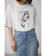 フラワーフォトTシャツ