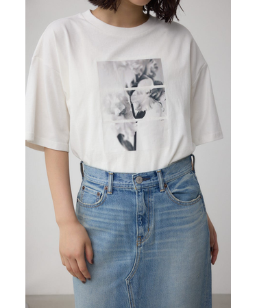 フラワーフォトTシャツ