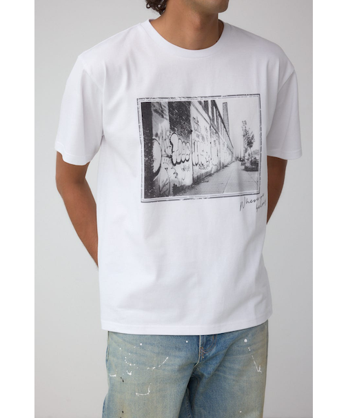 モノクロームストリートTシャツ